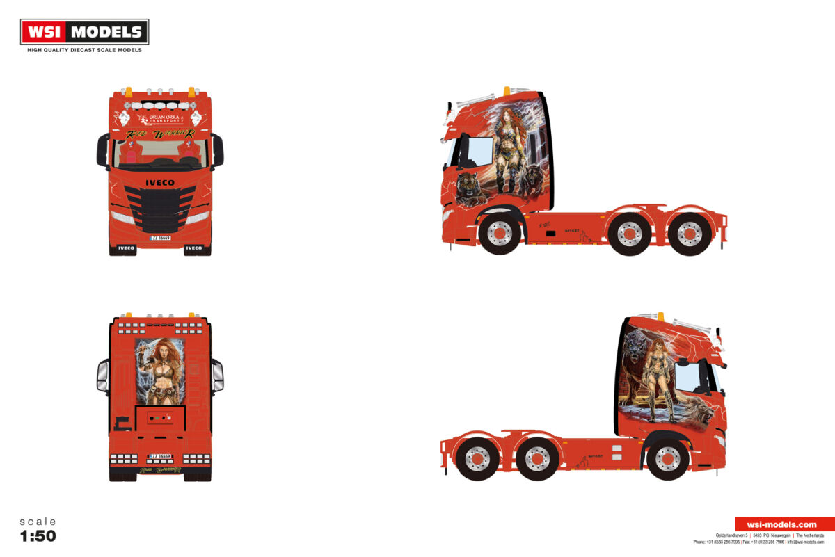Way Back Models Image Ørjan Orra; IVECO S-WAY AS HIGH 6X4 | WSI Models