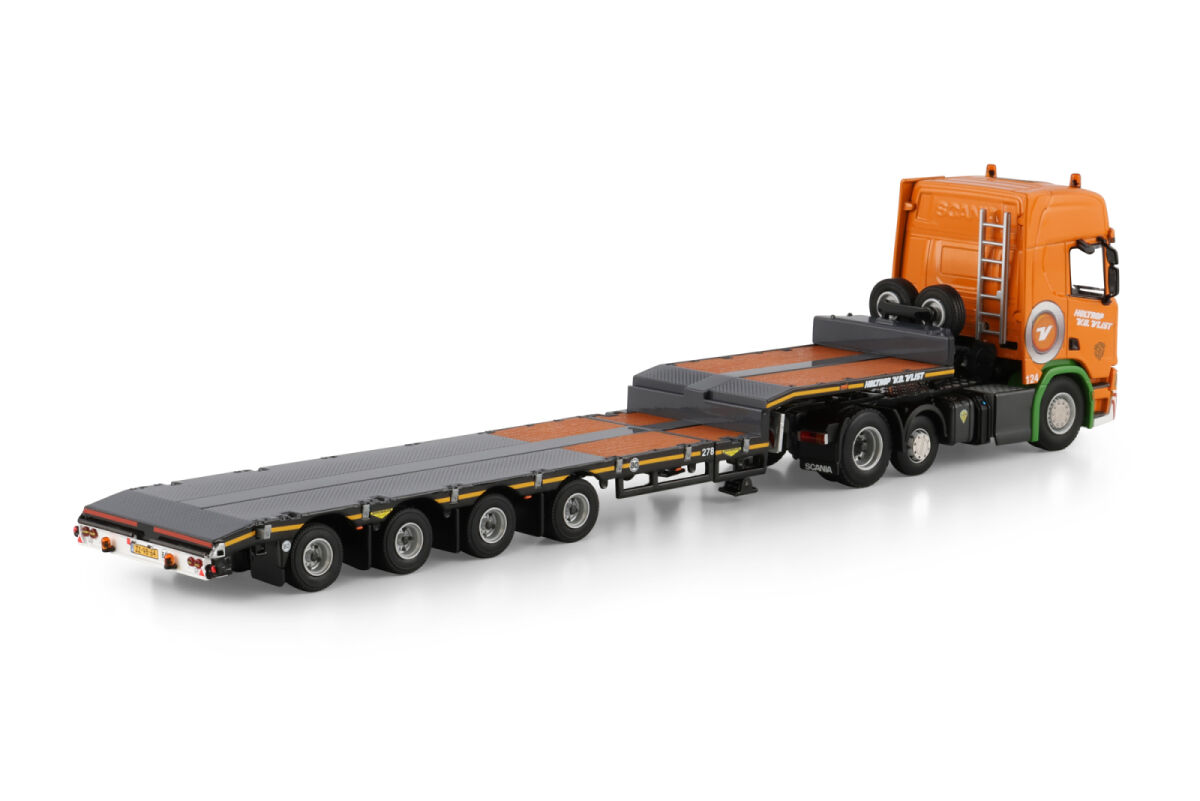 VAN DER VLIST - SCANIA Série R High Roof 6x2 Avec Porte Engins Nooteboom 4 Essieux Van Der Vlist VAN DER VLIST - SCANIA Série R High Roof 6x2 Avec Porte Engins Nooteboom 4 Essieux Van Der Vlist