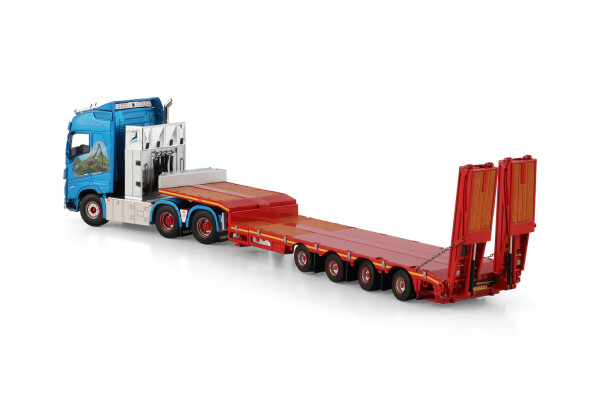 WSI 1/50 VOLVO Lowloader トレーラー Jesper Thygesen; VOLVO FH5 GLOBETROTTER | WSI Models