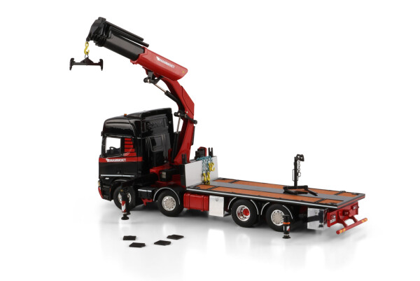 WSI MAMMOET TRAILER SETトレーラーセット 1/50 🆕NEW IN - Mammoet Scania R Highline 8x2 + load crane with 2 mid