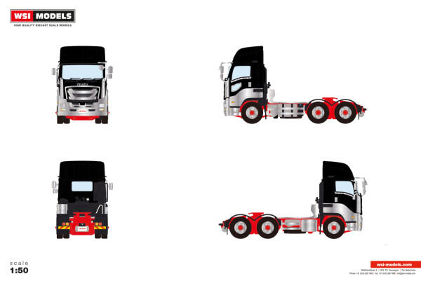 wsi1/50いすずギガブラック WSI 1/50 ISUZU GIGA SHORT CAB 4X2 BLACK | 北原模型株式会社