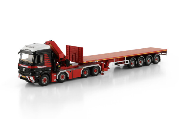 IMC 1/50 Mammoet メルセデス Arocs 6x4 7ac Mammoet MB Arocs Streamspace 6x4 + 7 axle ballast trailer Mammoet
