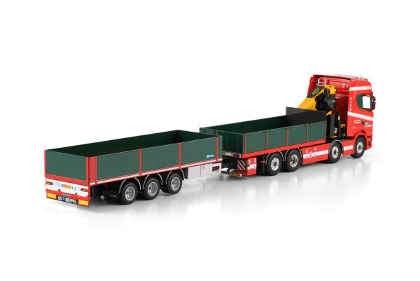 Give; SCANIA S HIGHLINE CS20H RIGED FLAT | WSI Models
