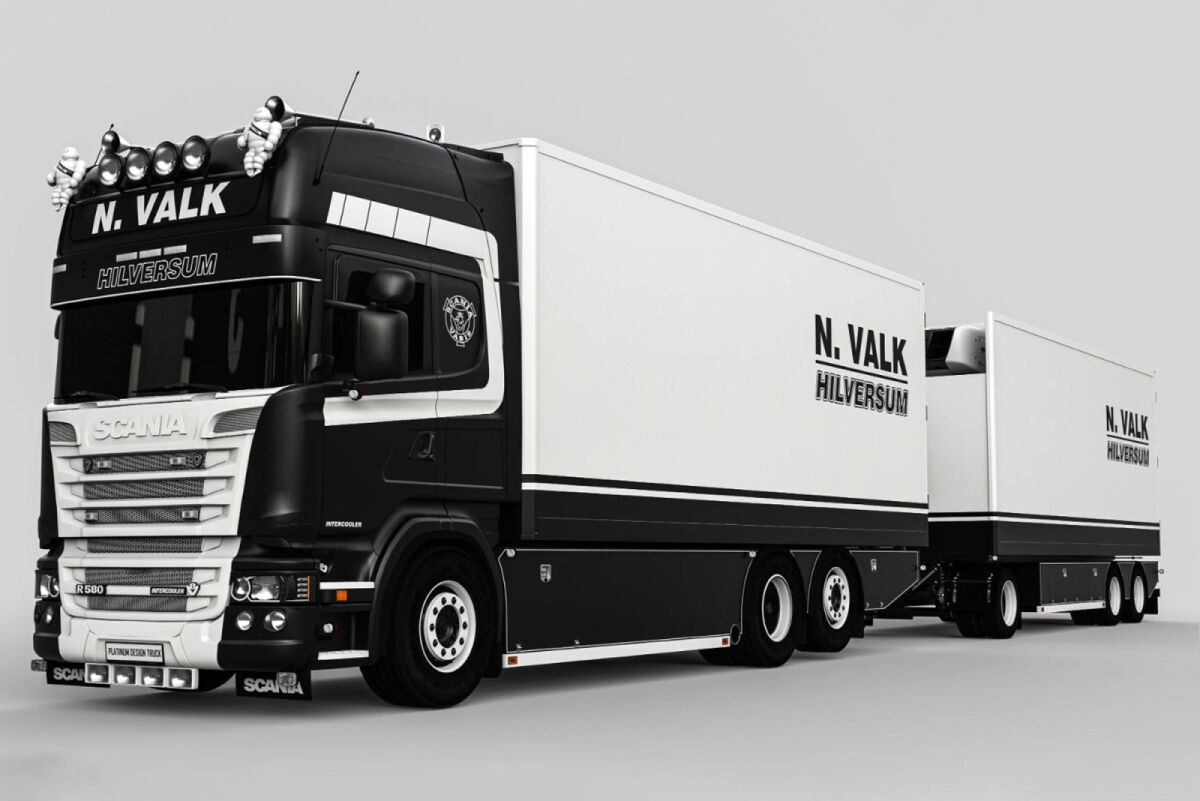 Nick Valk; SCANIA STREAMLINE TOPLINE RIG | WSI Models