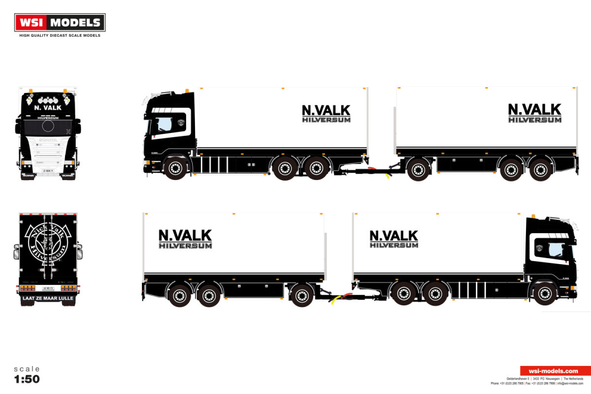 Nick Valk; SCANIA STREAMLINE TOPLINE RIG | WSI Models