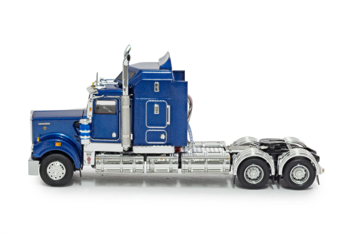 T900 Model Kit Drake; Kenworth T900 Metallic Blue | WSI Models