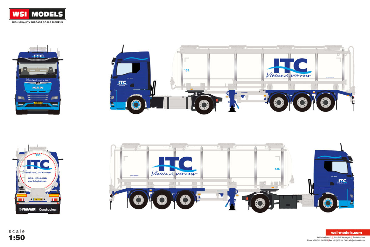 ITC Holland Transport; MAN TGX GM 4X2 TA | WSI Models