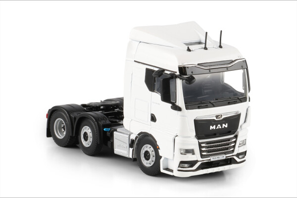 WSI MAN TGX ホワイト ミニカー 1/50 White Line; MAN TGX GM 6X2 TWN STEER AXL | WSI Models