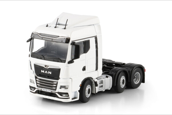 WSI MAN TGX ホワイト ミニカー 1/50 White Line; MAN TGX GM 6X2 TWN STEER AXL | WSI Models