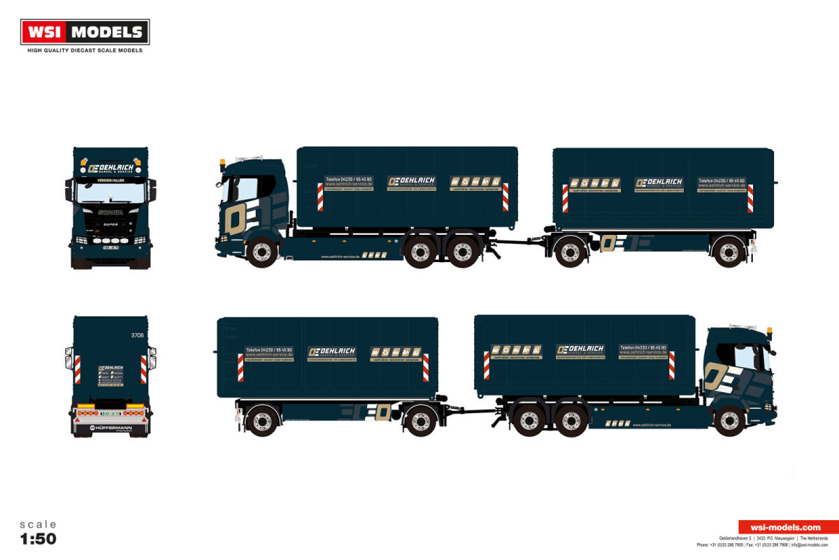 Oehlrich; SCANIA R NORMAL CR20N RIGED TR | WSI Models