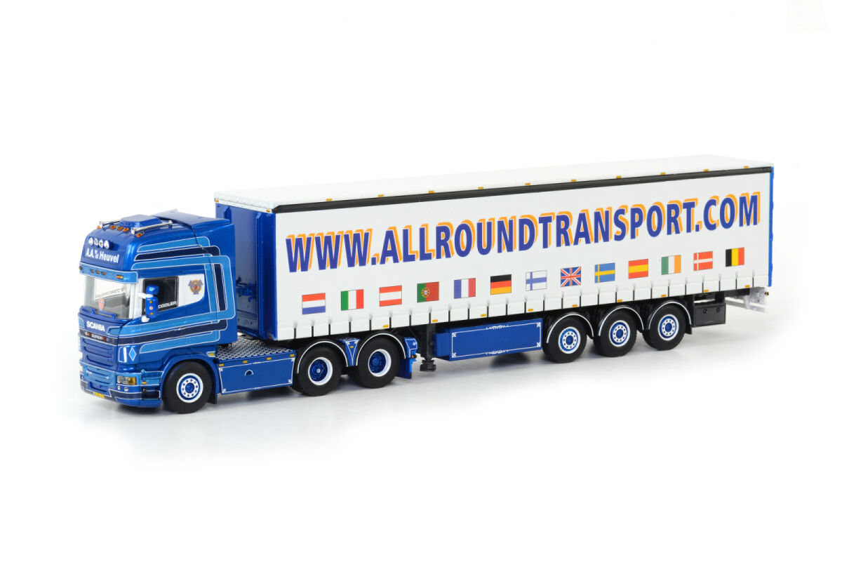 最新入荷 Schuifzeilen 6x2 T R(6) Scania Heuvel; o Models WSI | 建設車両、作業車