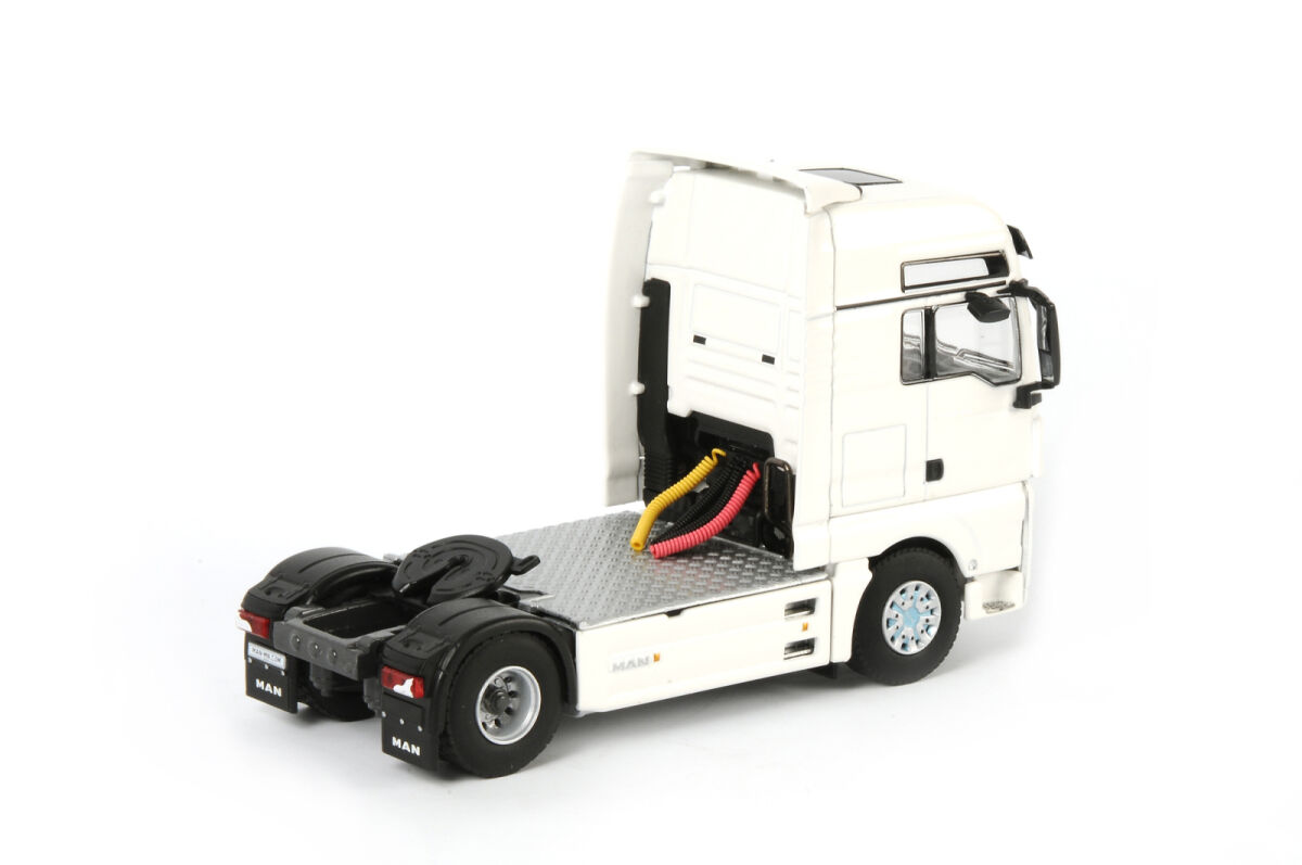 HERPA - Camion solo de couleur jaune - MAN TGX GX 8x4 - 1/87 - HER313537 HERPA - Camion solo de couleur jaune - MAN TGX GX 8x4 - 1/87 - HER313537