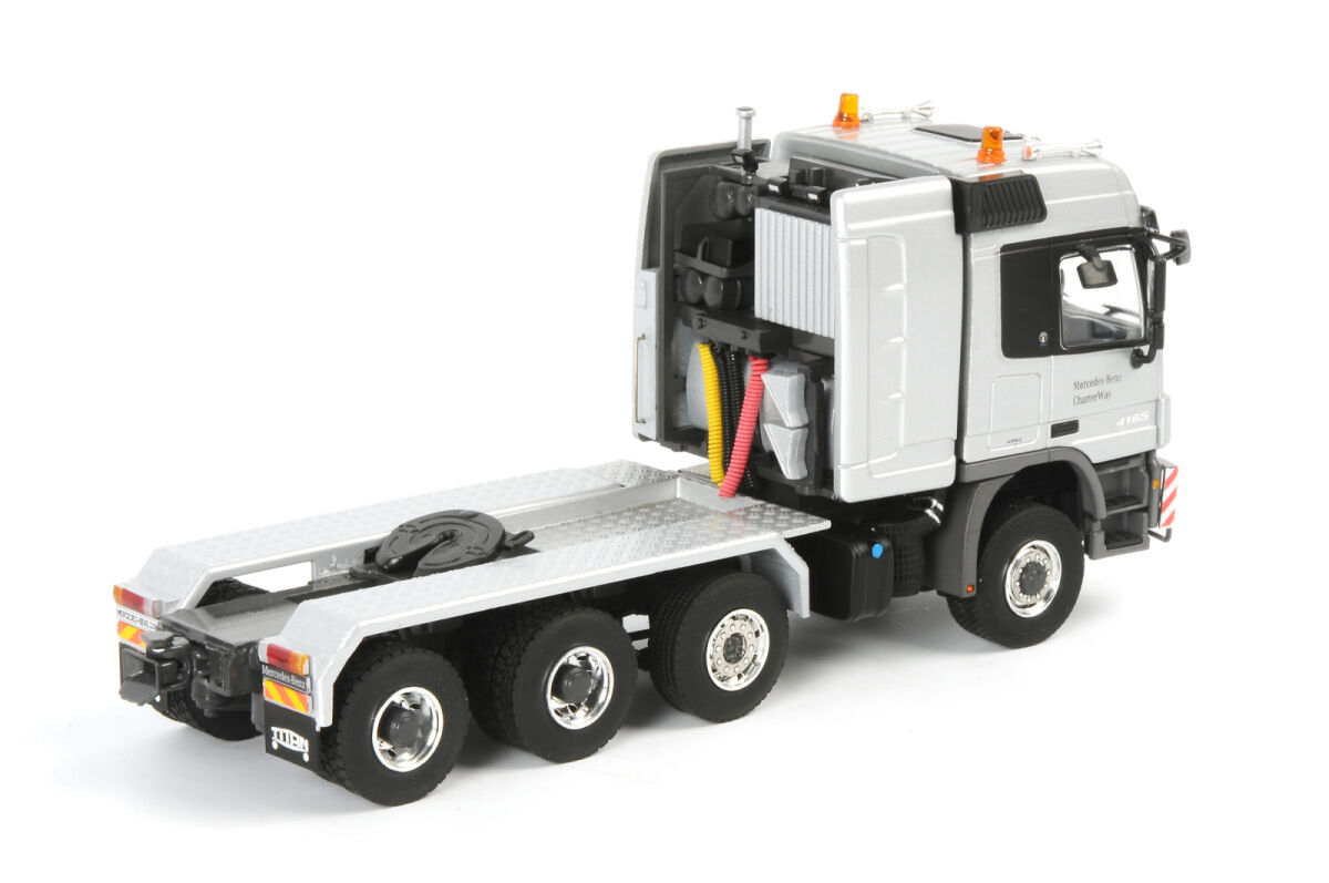 Miniature MERCEDES ACTROS 6x4 avec plateau extensible 3 essieux MAMMOET Miniature MERCEDES ACTROS 6x4 avec plateau extensible 3 essieux MAMMOET