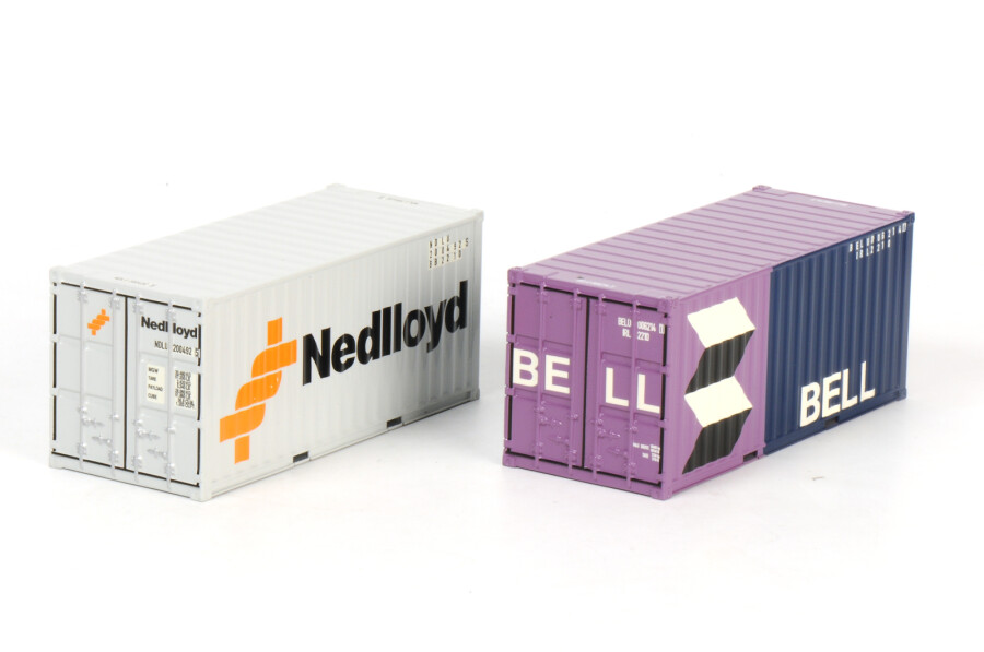 Bell Container Line Bell/Nedlloyd; 20ft container | WSI Models
