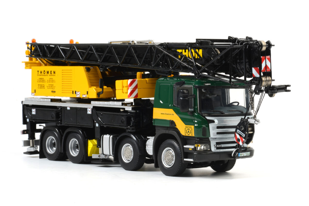 WSI Liebherr Scania P 8X4 LTF 1060-4.1 Wiesbauer 1:50 (Neu (gemäss