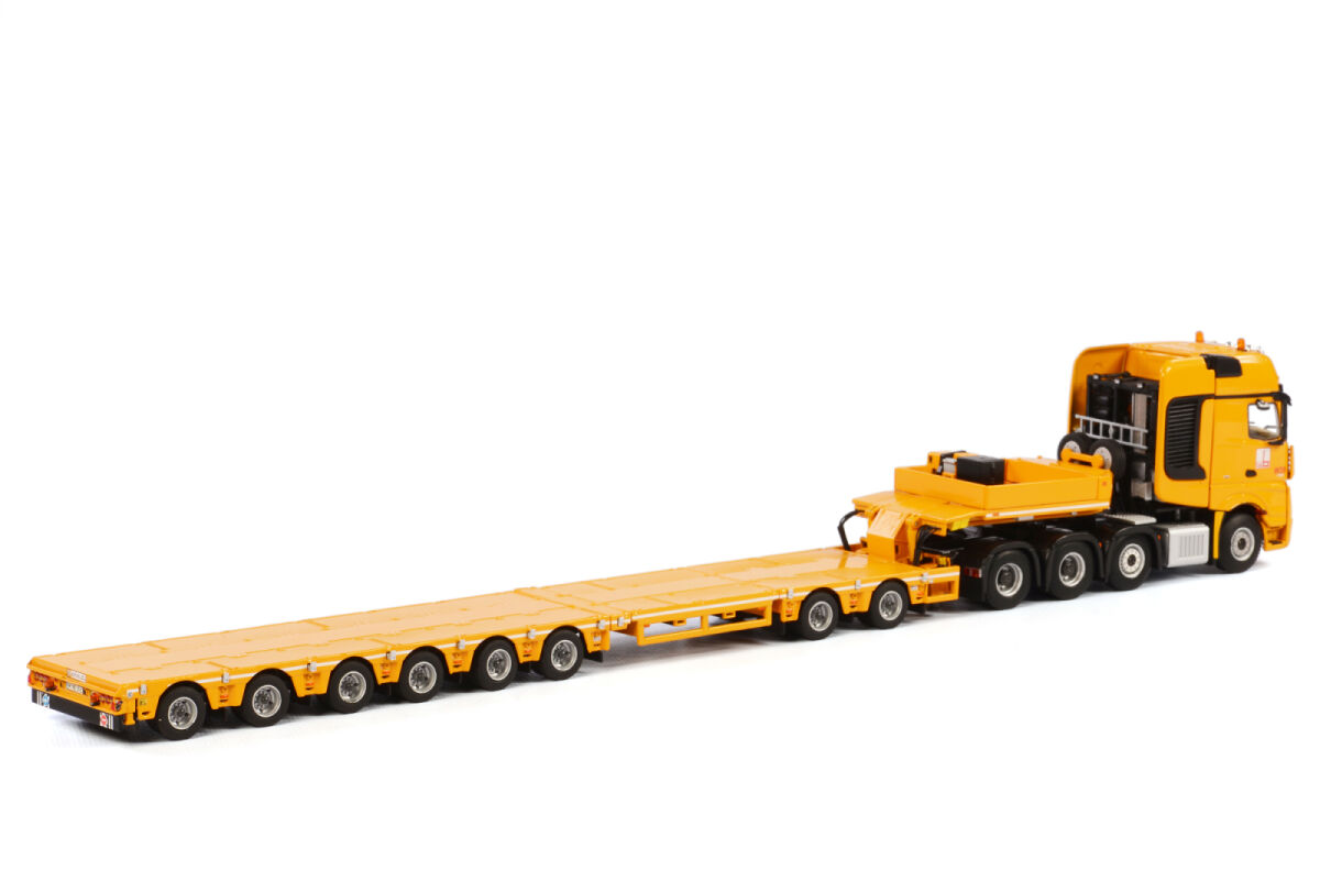 WSI 1/50 Mercedes Benz Actros MP4 SLT Gigaspace Lowloader