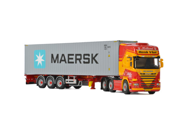 WSI MODELS Scania トラック MSC コンテナセット 1/50 henk-vlot-scania-r6-st-top-