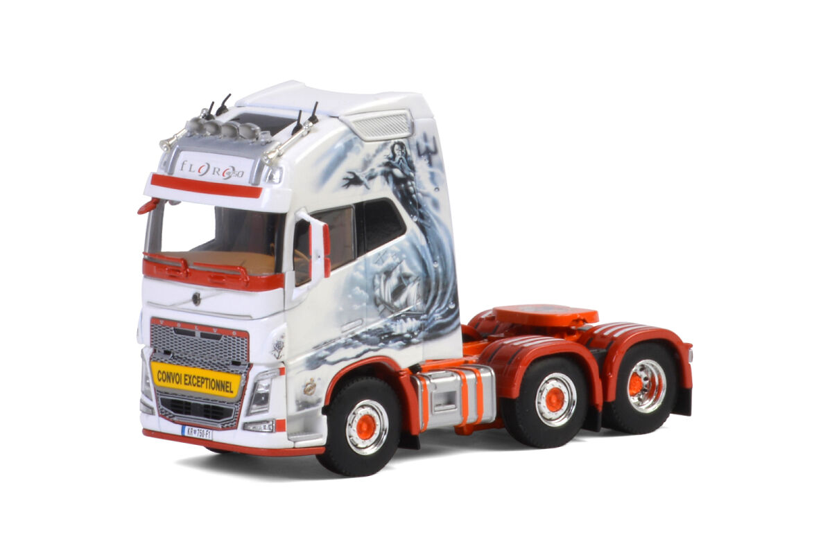 Floro; VOLVO FH4 GLOBETROTTER XXL 6x2 TW | WSI Models