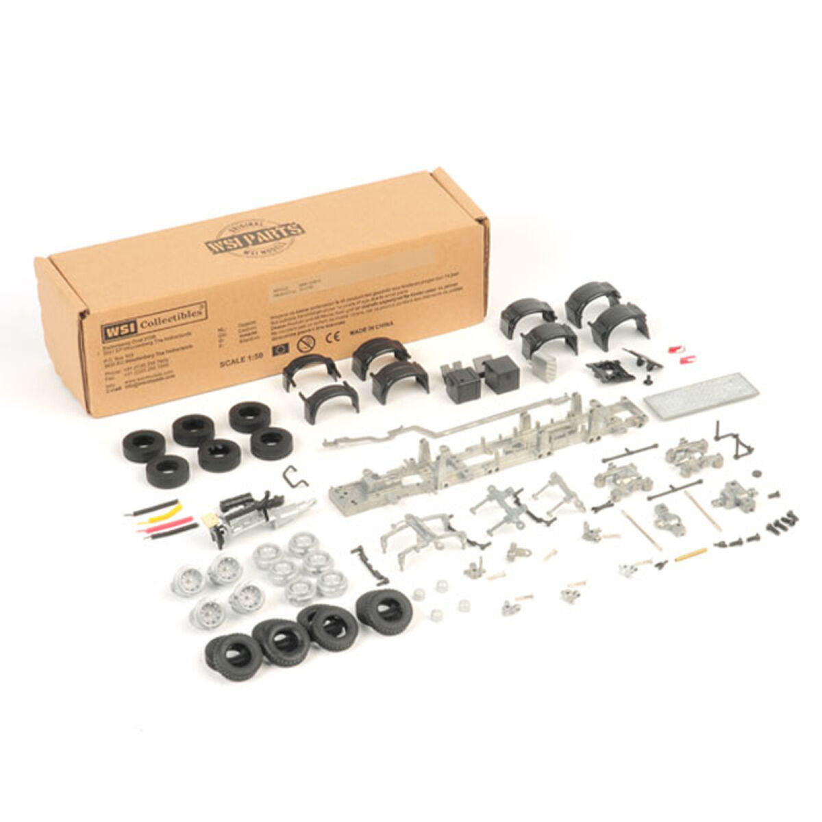 Chassis Man Rr3 Rear Frame Parts; BUILDING KIT CHASSIS MAN 10X4 H | WSI Models
