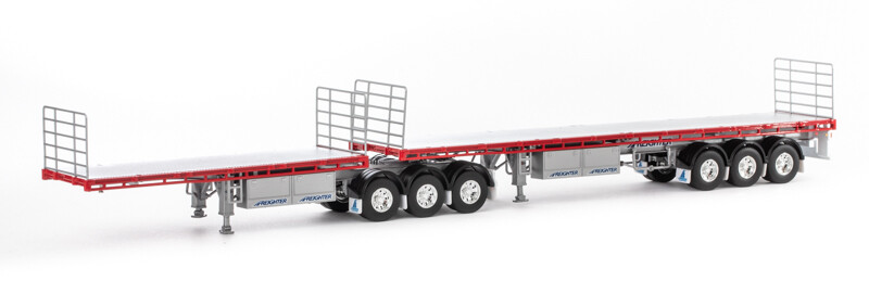 Freighter Double R Silver/Red; FREIGHTHER B DOUBLE SET | WSI Models