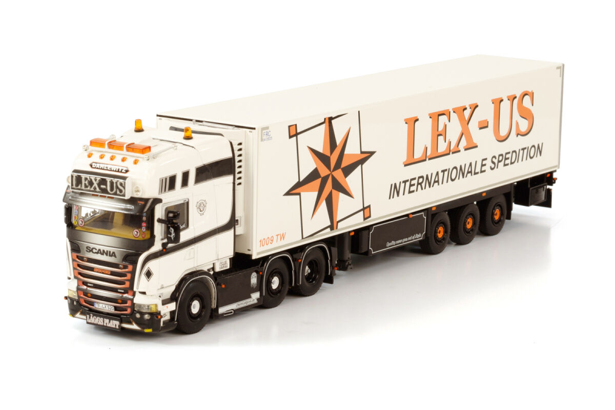WSI 01-3790 SCANIA STREAMLINE TOPLINE 6X2 TWIN STEER REEFER TRAILER 3 Axle Lex Us Wsi Models WSI 01-3790 SCANIA STREAMLINE TOPLINE 6X2 TWIN STEER REEFER TRAILER 3 Axle Lex Us Wsi Models