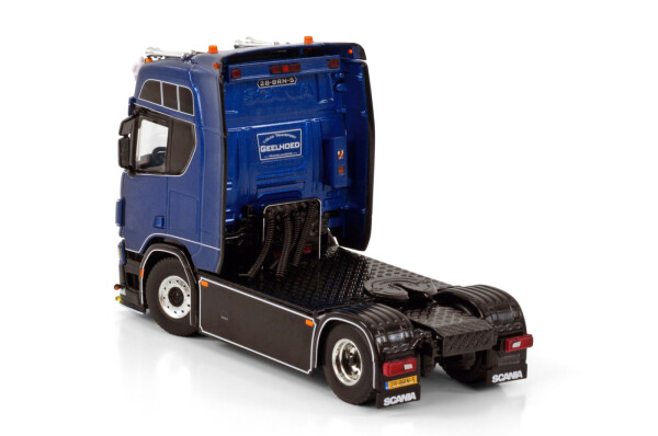 ミニカー WSI 1/50 SCANIA R HIGHLINE I CR20H 4x2 geelhoed-scania-r-highline-