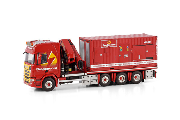 WSI 1/50 SCANIA R HIGHLINE CR20H 8X2 RIGED FLAT BED TRUCK トラック
