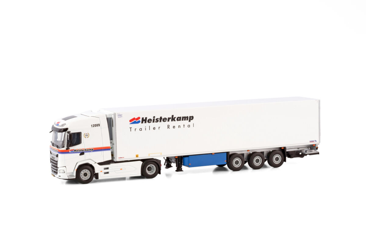 Remorque à plat WSI pour DAF XF Space CAB MY2017 4X2 Transport AM 1/50 Modèle préconstruit Remorque à plat WSI pour DAF XF Space CAB MY2017 4X2 Transport AM 1/50 Modèle préconstruit