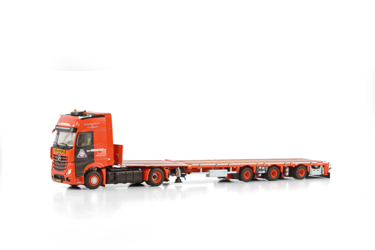 WSI Emmi Mercedes Benz Actros MP5 BigSpace 4x2 Kühlauflieger 3achs 02-3021 TRUCK WSI Emmi Mercedes Benz Actros MP5 BigSpace 4x2 Kühlauflieger 3achs 02-3021 TRUCK