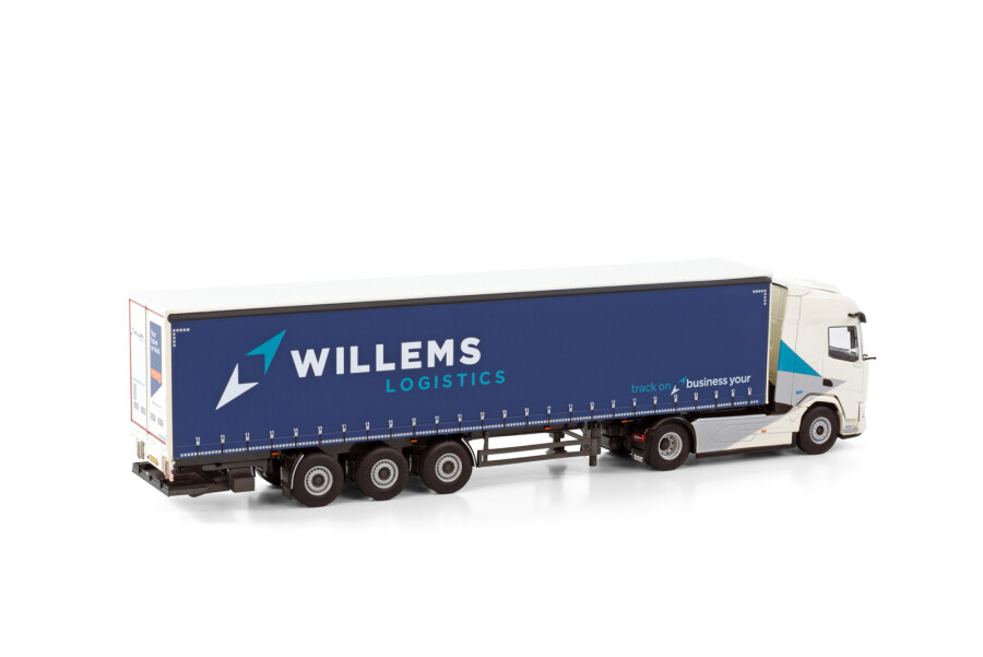 Willems Logistics; DAF XF SH 4X2 CURTAI | WSI Models