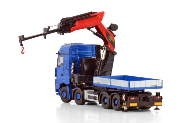 ミニカー WSI 1/50 MB ACTROS PALFINGER 04-2047 WSI 04-2047 MB Actros MP4 Stream Space 8x4 Container 40m3 scarrabi