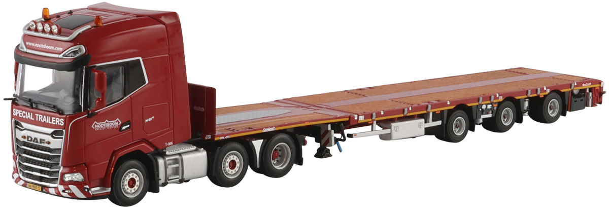 ミニカー WSI 1/50 Scania LowL Palfinger Nooteboom WSI 01-4145 Scania S CS20H Nooteboom Trailer Transports