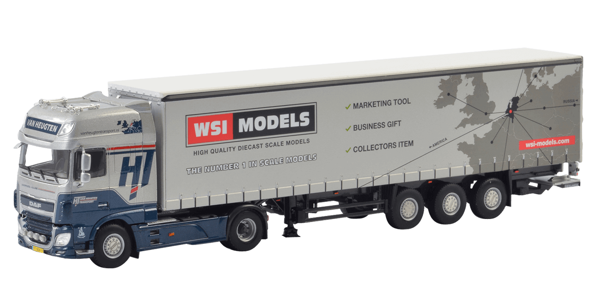 camión moderno WSI Models03-2016 Scania Serie 3 optimizar 4x2 1:50 escala 